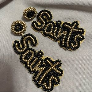 New Orleans saints earring